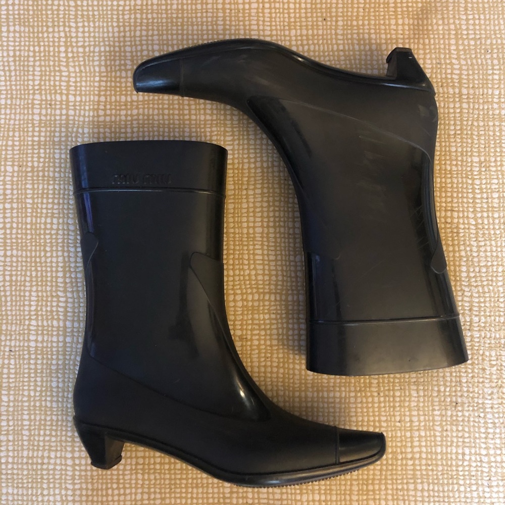 Miu Miu Rubber rain boot